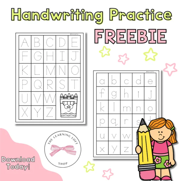 Handwriting Practice FREEBIE | literacy practice |