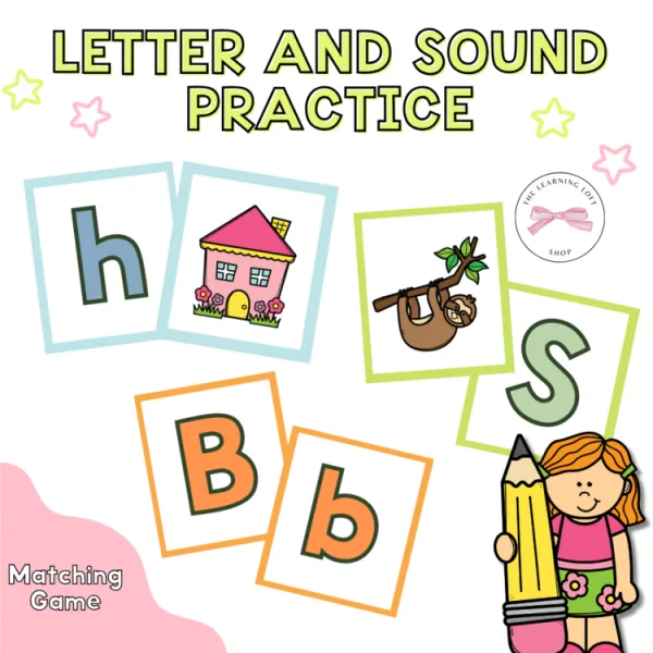 Alphabet and Letter Sound Matching Center | Kindergarten Centers