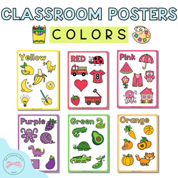 Classroom Color Posters FREEBIE