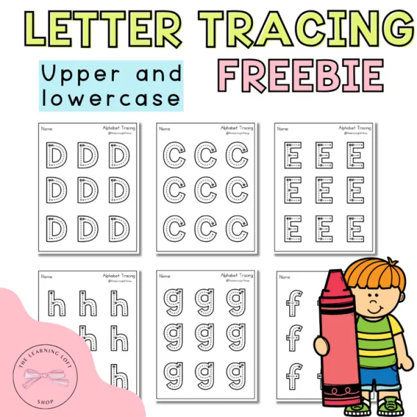 Big Tracing Practice | Preschool + Kindergarten | Alphabet Activities