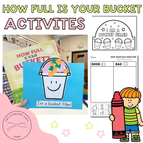 How Full Is Your Bucket Activities | Kindness Activities back to school