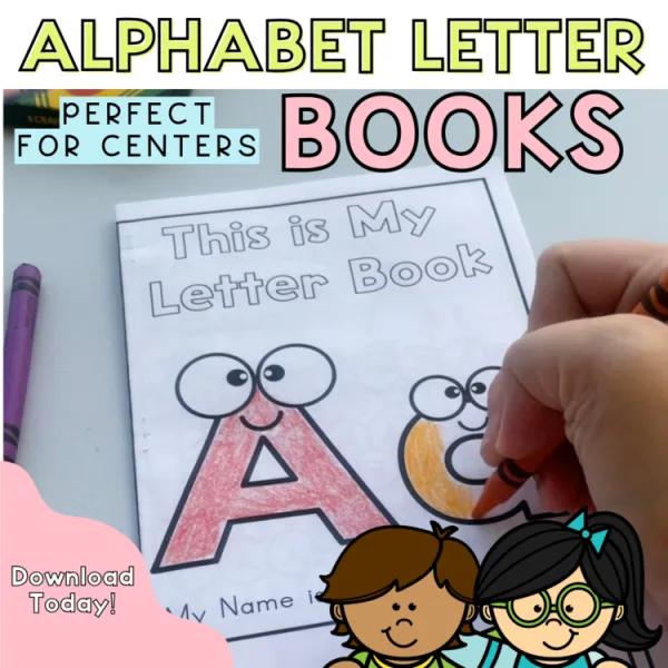Alphabet Letter Books | Letter Activitys | Full Page | Kindergarten Centers
