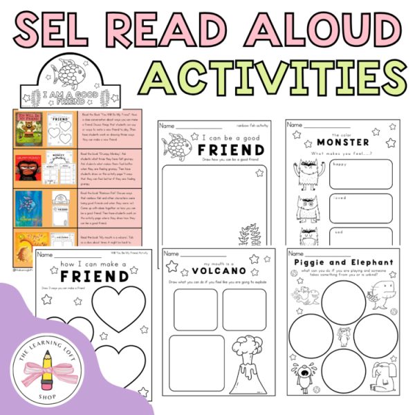 SEL Read Aloud Kindergarten | Back to school | Social Emotional Learning