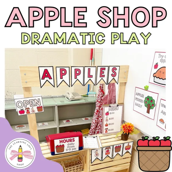 Apple Shop Dramatic Play | Kindergarten Dramatic Play | Preschool