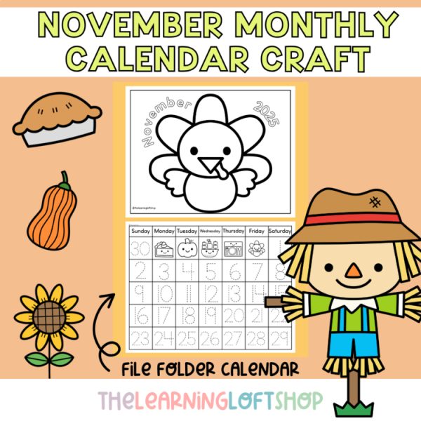 November Calendar Craft | Kindergarten Craft | November Activities | 2025 |