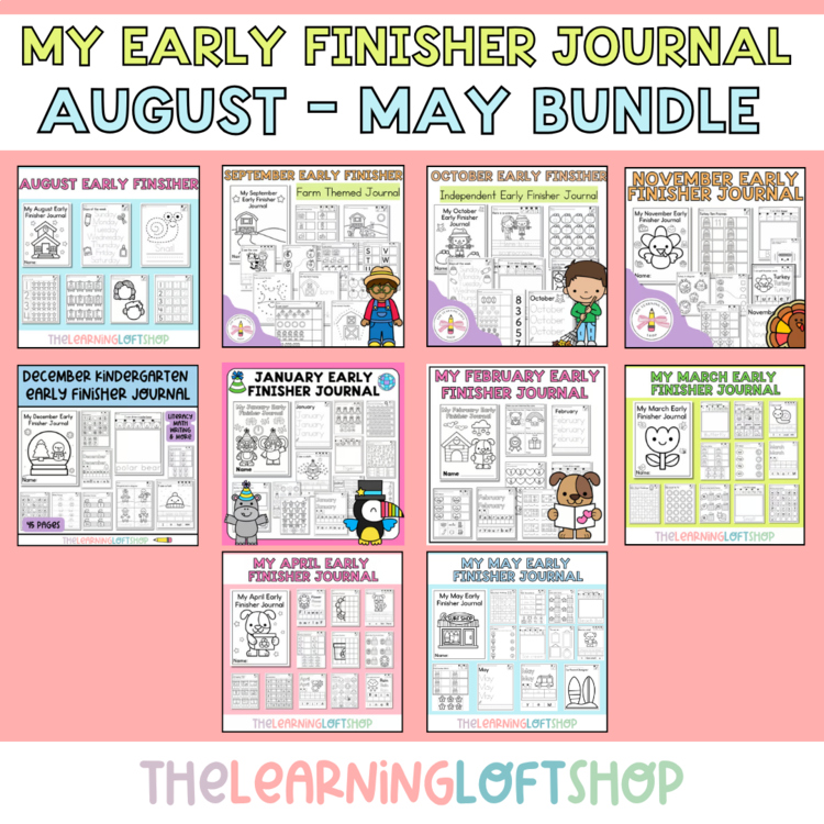 Early Finisher Journals cover