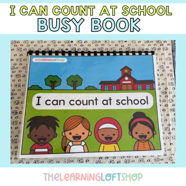 Counting Interactive Book | I can count at school numbers 1-10 |