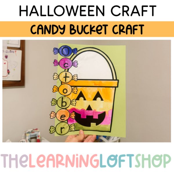 October Halloween Candy Bucket Craft | Kindergarten and Preschool