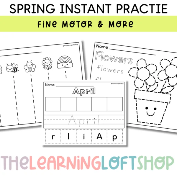 April instant fine motor practice | Preschool and Kindergarten