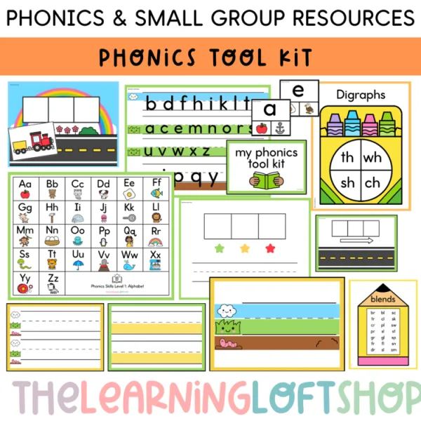 Phonics tool kit and small group resources | k-2 small group resources