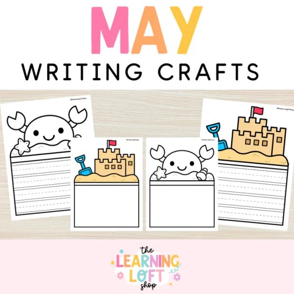 May Writing Crafts | Kindergarten – Second Grade Differentiated