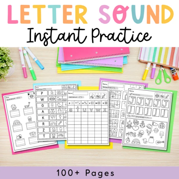 Alphabet Practice Pages | Letter Recognition, Formation & Beginning Sounds Works