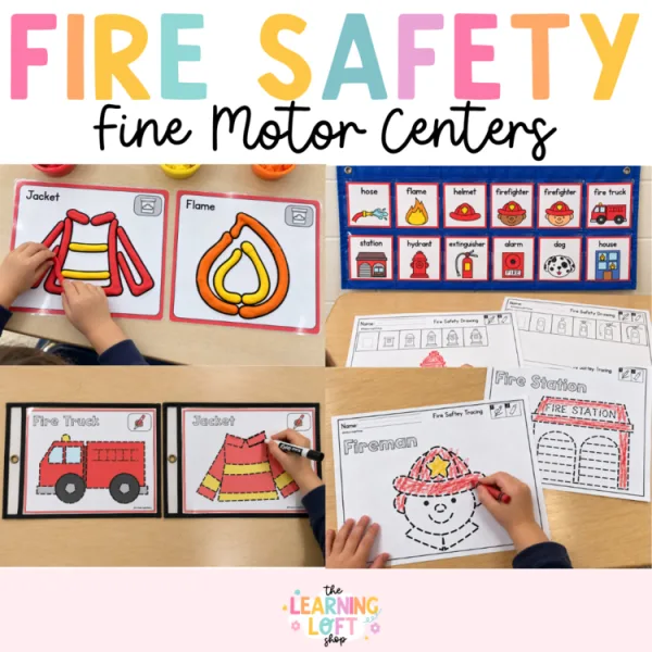 Fire Safety Fine Motor Activities | Preschool & Kindergarten