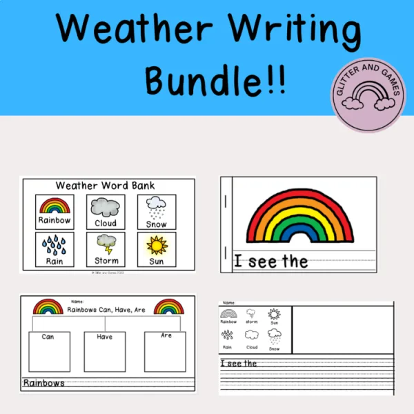 Weather Writing Bundle! (Great for centers)