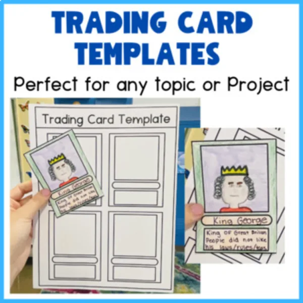 Trading Card Templates | Works for any topic or project