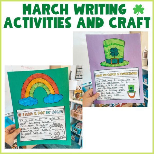 March Writing Activities and Craft| creative and fun writing for students