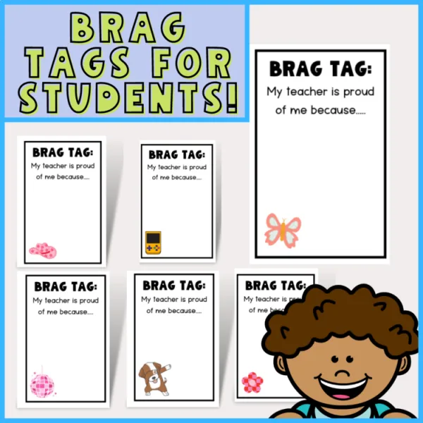 Brag Tags For Students | Positive message home | Classroom Management